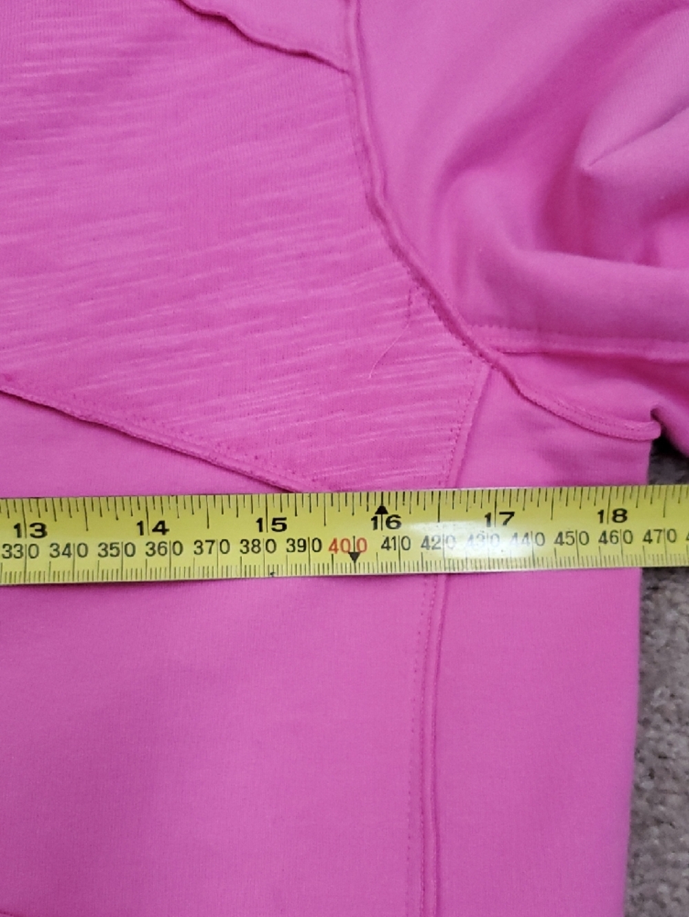 Neon Budha Pink Patched Large Button-Front Cotton Blazer Sz S Quirky Boho Artsy - Picture 12 of 14